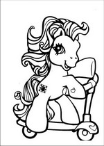 coloring page My little pony